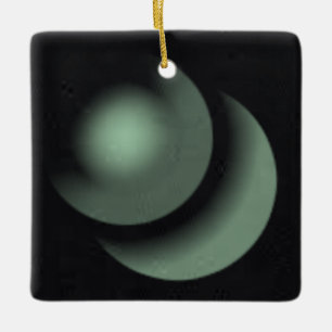 Adorno De Cerámica Moneda de invierno 9 MERRY NAVIDAD m3gallerySt