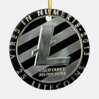 Adorno De Cerámica monedas del litecoin