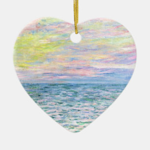 Adorno De Cerámica Monet - Sunset en Pourville, arte