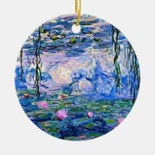 Adorno De Cerámica Monet: Water Lilies 1919, pintura famosa