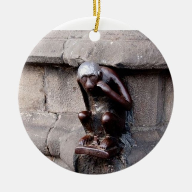 Adorno De Cerámica Mono de Mons (Frente)