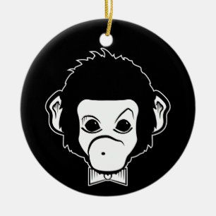 Adorno De Cerámica mono de señor