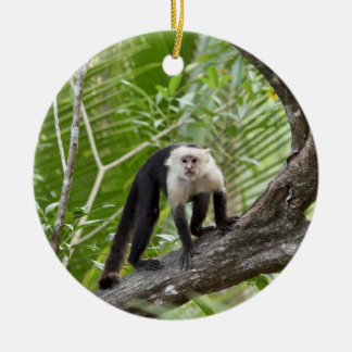 Adorno De Cerámica Mono en la selva
