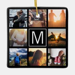 Adorno De Cerámica Monograma 8