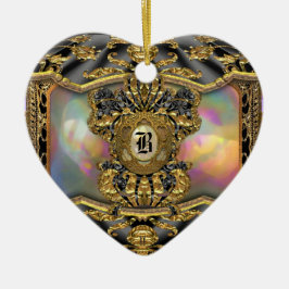 Adorno De Cerámica Monograma de Baarnetscue Dubois