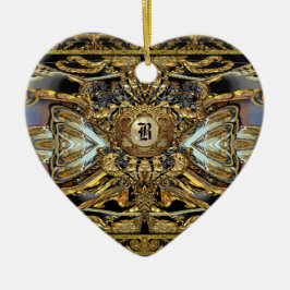 Adorno De Cerámica Monograma de Gabey Victoria