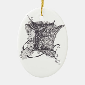 Adorno De Cerámica Monograma E