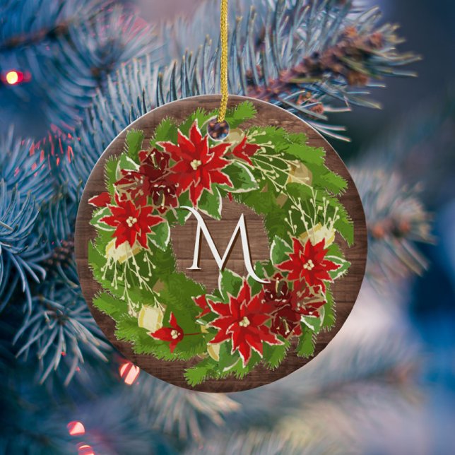 Adorno De Cerámica Monograma Primera Navidad Nueva foto en casa (Subido por el creador)