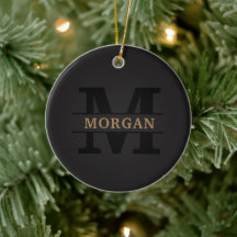 Monograma y nombre elegantes personalizados