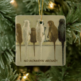 Adorno De Cerámica Monos Cumpleaños Comercial Del Grupo Personalizado