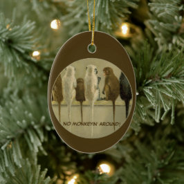 Adorno De Cerámica Monos Cumpleaños Comercial Del Grupo Personalizado