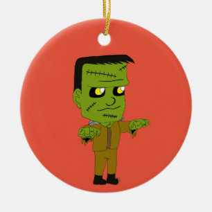 Adorno De Cerámica monstruo chibi