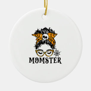 Adorno De Cerámica Monstruo de Halloween