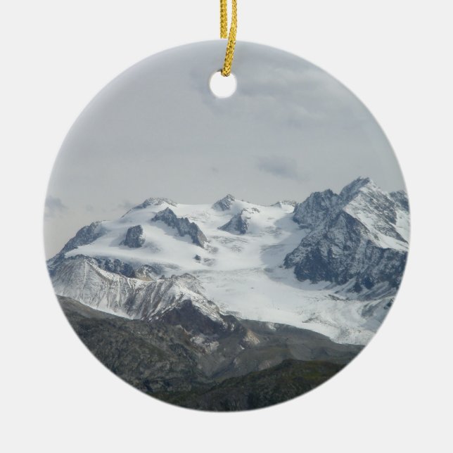 Adorno De Cerámica Mont Blanc capsulado nieve (Frente)