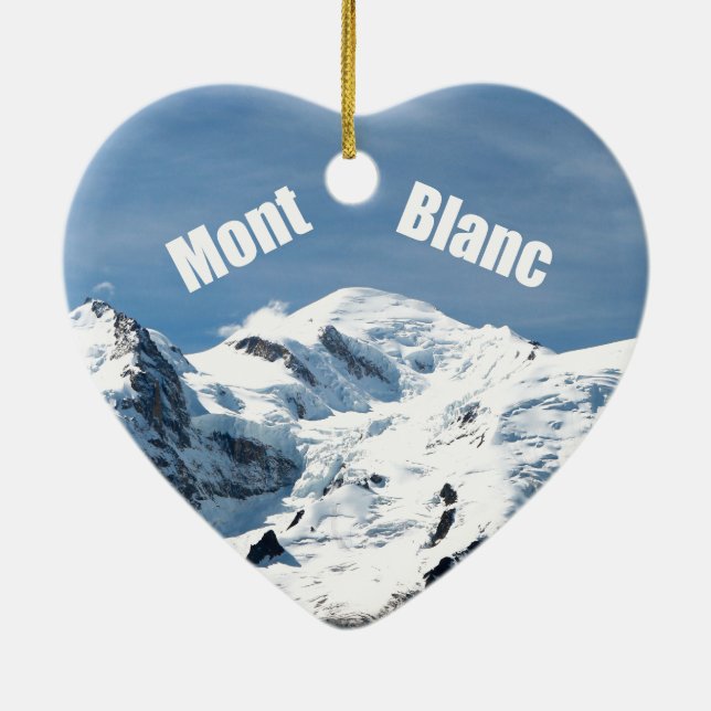 Adorno De Cerámica Mont Blanc - Magnífico! (Atrás)