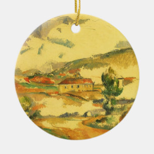 Adorno De Cerámica Mont Sainte Victoire de Paul Cezanne, Arte Vintage
