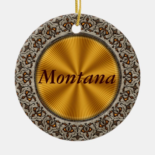Adorno De Cerámica Montana (Frente)