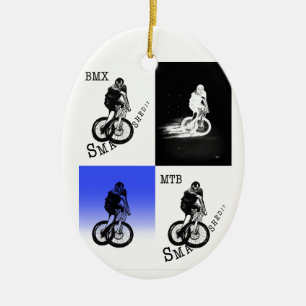 Adorno De Cerámica Montaña Biker MTB BMX CYCLIST Pegatinas