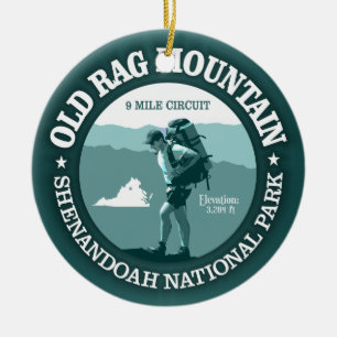 Adorno De Cerámica Montaña Rag Vieja (rd)