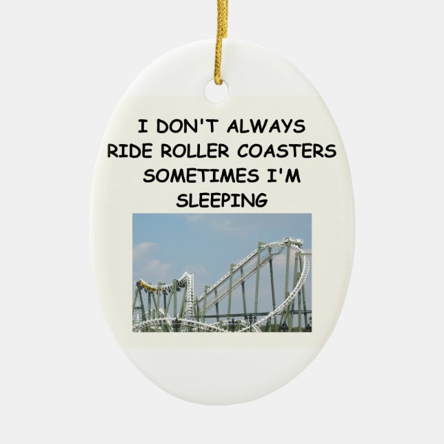 Adorno De Cerámica montaña rusa (Frente)