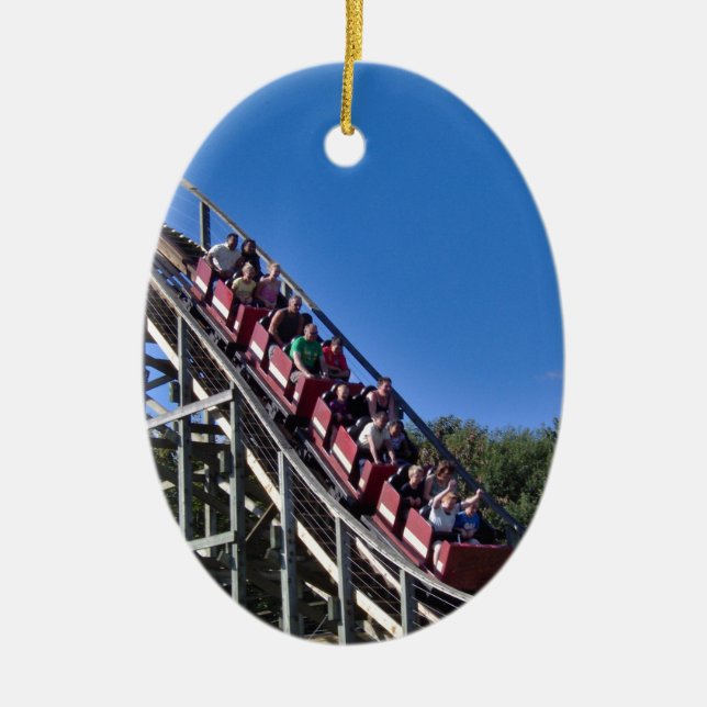 Adorno De Cerámica Montaña rusa (Frente)