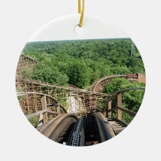 Adorno De Cerámica Montaña rusa de la bestia en reyes Island (Frente)