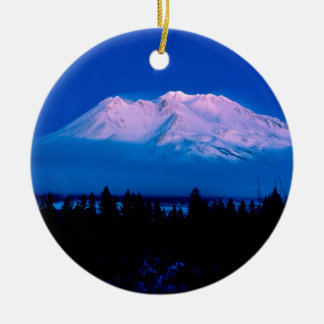 Adorno De Cerámica Montaña sobre las nubes Mt Shasta California