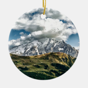 Adorno De Cerámica Montañas de las dolomías, Italia