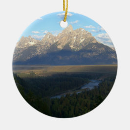 Adorno De Cerámica Montañas Jackson Hole (Parque Nacional Grand Teton