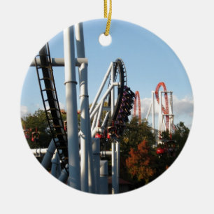 Adorno De Cerámica Montañas rusas de Hersheypark