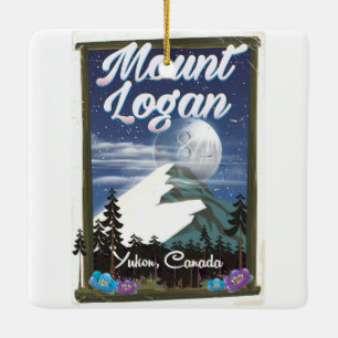 Adorno De Cerámica Monte Logan , Yukón, Canadá
