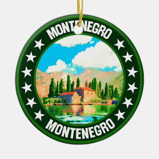 Adorno De Cerámica Montenegro (Frente)