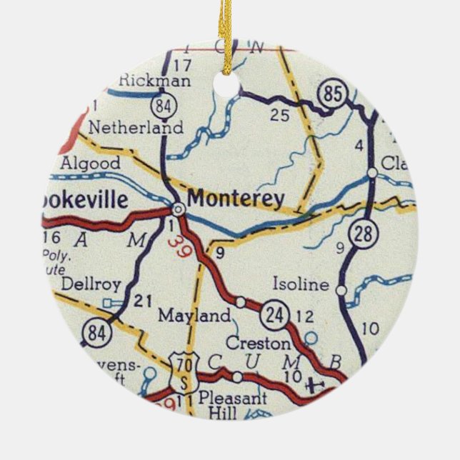 Adorno De Cerámica Monterey TN (Atrás)