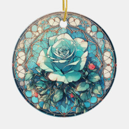 Adorno De Cerámica Monumento a la Foto Floral