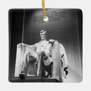 Adorno De Cerámica Monumento a Lincoln