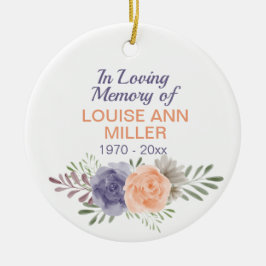 Adorno De Cerámica Monumento a Peony en recuerdo amoroso de