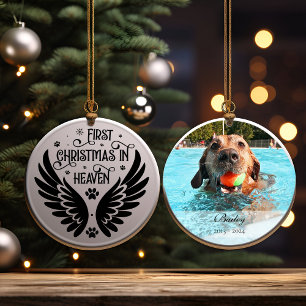 Adorno De Cerámica Monumento A Perro Personalizado En Memoria Amada