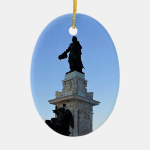 Adorno De Cerámica Monumento a Samuel De Champlain, Quebec, Canadá