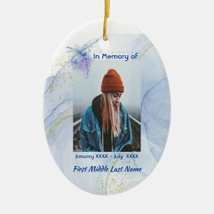 Adorno De Cerámica Monumento conmemorativo cristiano Keepsake