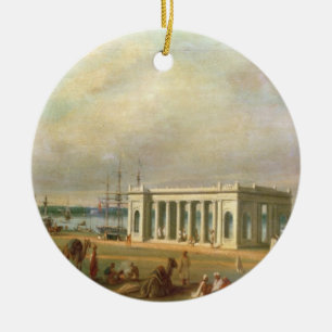 Adorno De Cerámica Monumento conmemorativo de James Prinsep, en el r