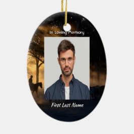 Adorno De Cerámica Monumento cristiano Foto Trayecto forestal Caballo