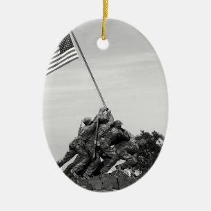 Adorno De Cerámica Monumento de Iwo Jima
