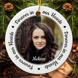 Adorno De Cerámica Monumento fotográfico moderno 2 para siempre en nu