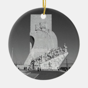 Adorno De Cerámica Monumento fresco el Padrão Descobrimentos de lo