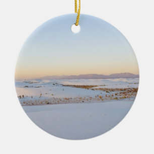 Adorno De Cerámica Monumento Nacional White Sands, Dunas Transversale