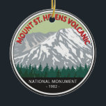 Adorno De Cerámica Monumento volcánico nacional de Mount St Helens<br><div class="desc">Diseño artístico vectorial del Monumento Volcánico Nacional Monte St Helens. El monumento nacional fue destinado a investigación,  recreación y educación. En el interior del Monumento,  el entorno se deja para responder de forma natural a los disturbios.</div>