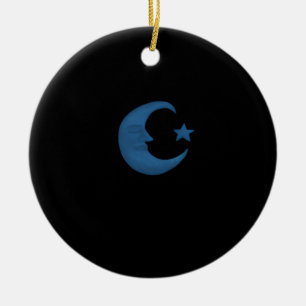 Adorno De Cerámica Moon Whimsigoth