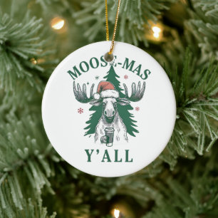 Adorno De Cerámica Moosemas Y'all