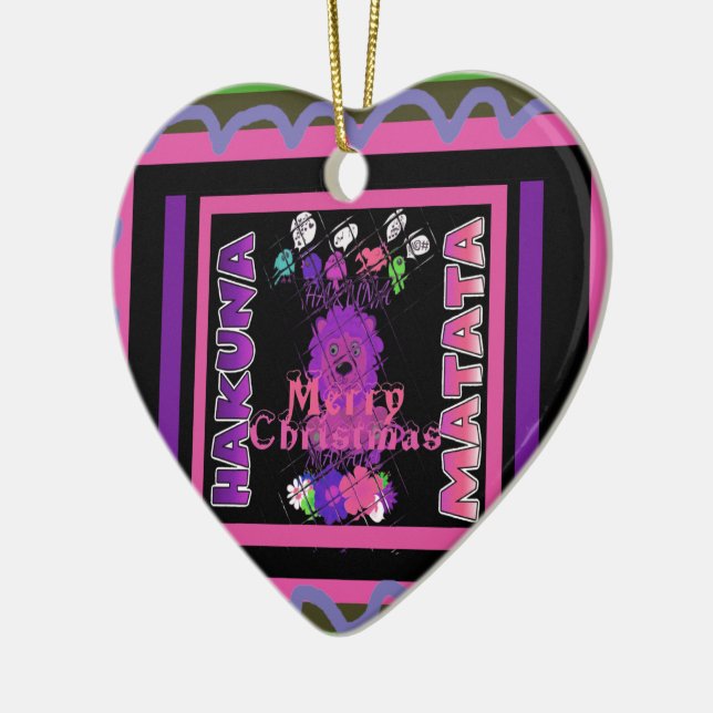 Adorno De Cerámica Morada Bebé Simba Merry Christmas Collection (Izquierda)