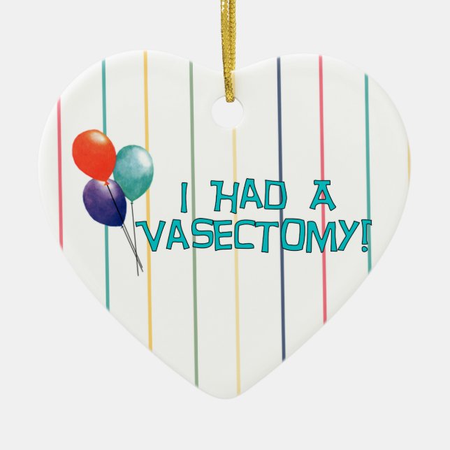 Adorno De Cerámica moreback011, vasectomía (Frente)